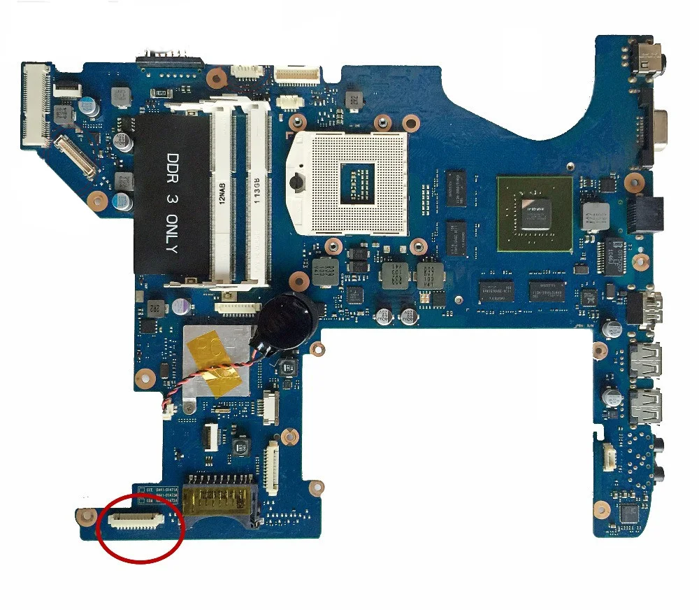 SZWXZY отлично подходит для Samsung RF711 Материнская плата ноутбука GT540M 1 ГБ HM65 BA92-08162B