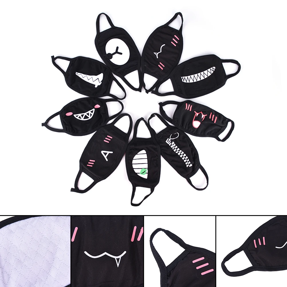 

Funny Pattern Mouth Face Mask Unisex Mouth-muffle Respirator Stop Air Pollution Cartoon Cotton FaceMask Multi Styles