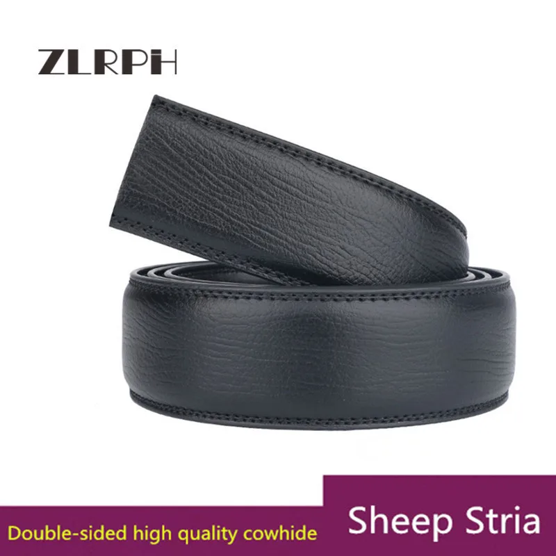 

ZLRPH New Designer Men's Belts Fashion Genuine Leather Cowskin Belt for Men High Quality Automatic Buckle Male Waist Strap 3.5cm