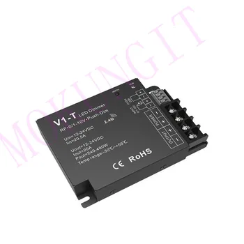 

1CH*20A 12-24VDC CV RF& /1-10V&Push-Dim 3 in 1 Dimming Controller V1-T Controller