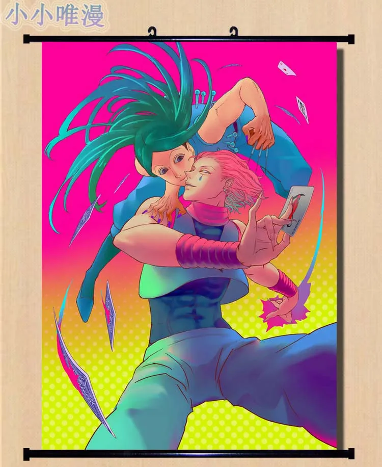 Японские декоративные аниме картины Hunter x персонажи Hisoka & Illumi Zoldyck Kalluto домашний