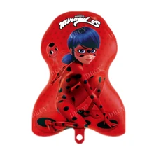 1PCS Babyshower Miraculous Ladybug Balloon Cartoon Amnimal Aluminium Foil Ballon Happy New Year Birthday Party Decorations Kids