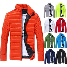 2016 Winter herren Warme Jacke Kleid Parka Günstige Daunenmantel Lässig Stehkragen Solide Mode Verdicken Mäntel Herren Jacken