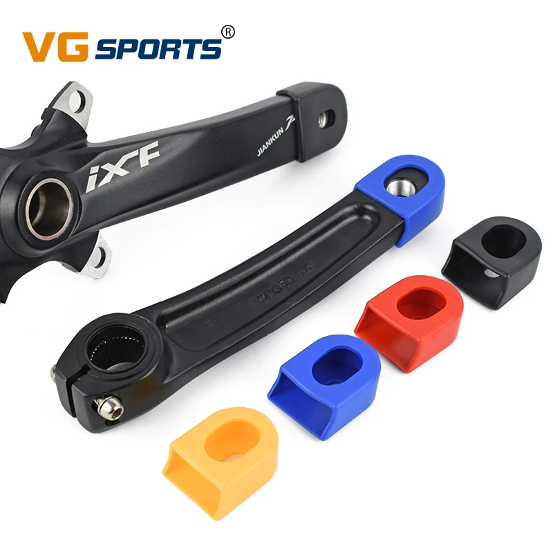 2 PCS Mountain Bike Fiber Fixed Gear Pedal Crank Cover Bicycle nylon