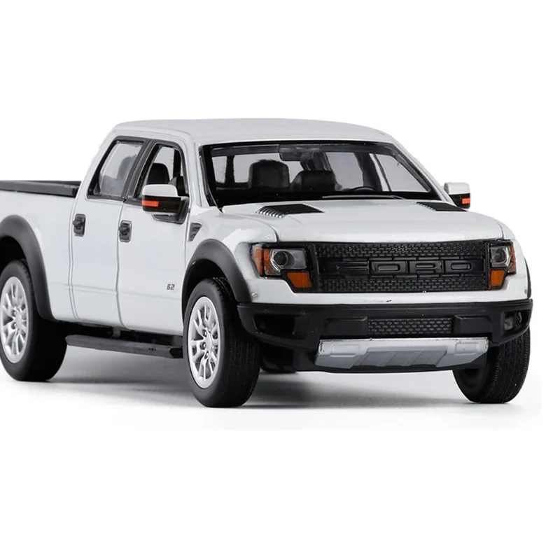 Высокая моделирования 1:34 F150 RAPTOR сплава модели автомобилей со звуком и светом задерживаете коллекционные модели подарок для мальчиков V093