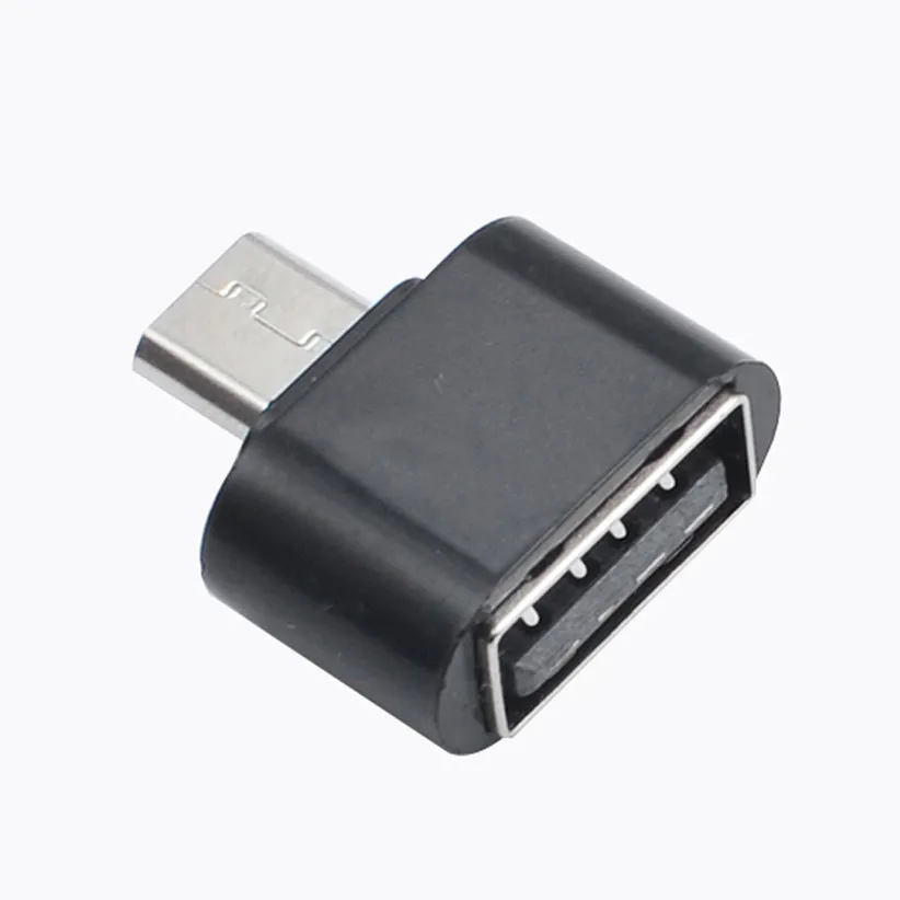 Malloom стандартный микро USB к USB мини-адаптер OTG конвертер Разъем для Android сотовых телефонов Черный дропшиппинг