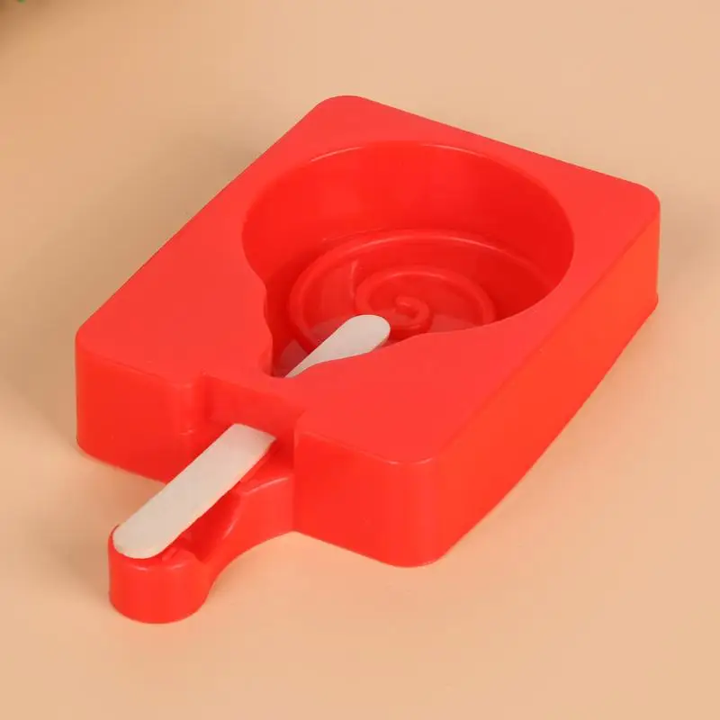 Форма для изготовления мороженого леденец силиконовый мультфильм DIY замороженный лед пресс формы с 20 шт. наклейки Мини фруктовый лед леденец эскимо сделать формы