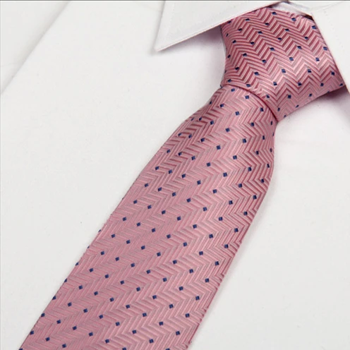 

hot pink and Blue polka dot tie 8cm gravatas 2014 new arrival gentlemen neckties fashion casual ties for men free shipping