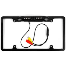 Portatile USA Car License Plate Frame Size di Retrovisione Telecamera per la Retromarcia con 170 Gradi Ampio Angolo di Visione Notturna Universale Macchina Fotografica