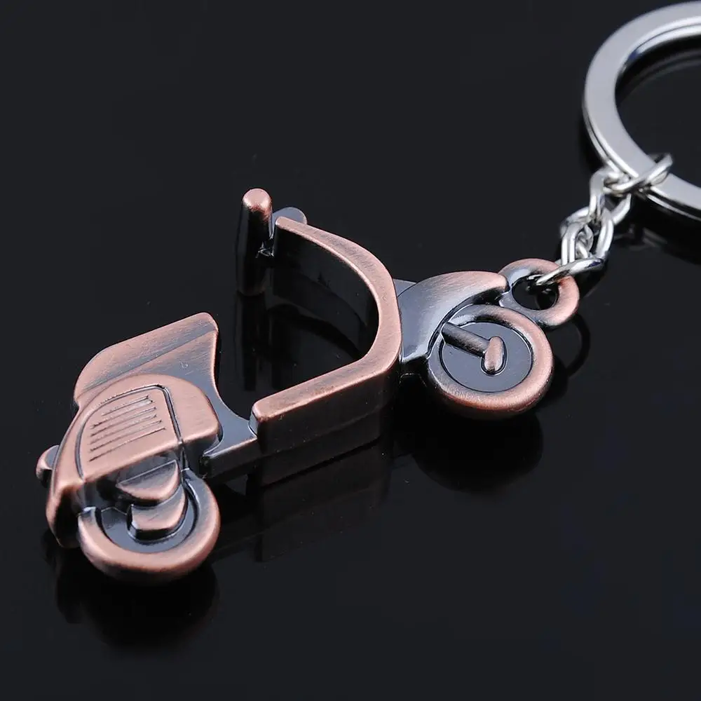 

Cindiry Antique Bronze Plated Vespa Motorbike Key Chain Personality Motorcycle Keychain For Ladies High Quality P