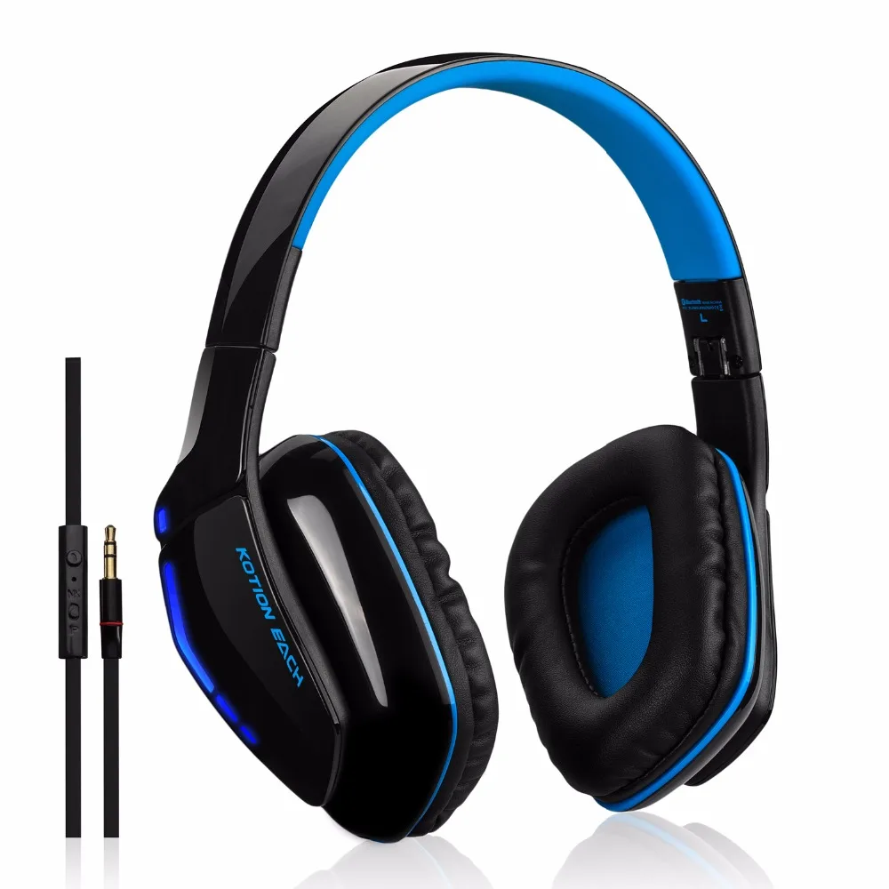 Over Ear Stereo Sound Wireless Headphones, Enhanced Bass Low Latency