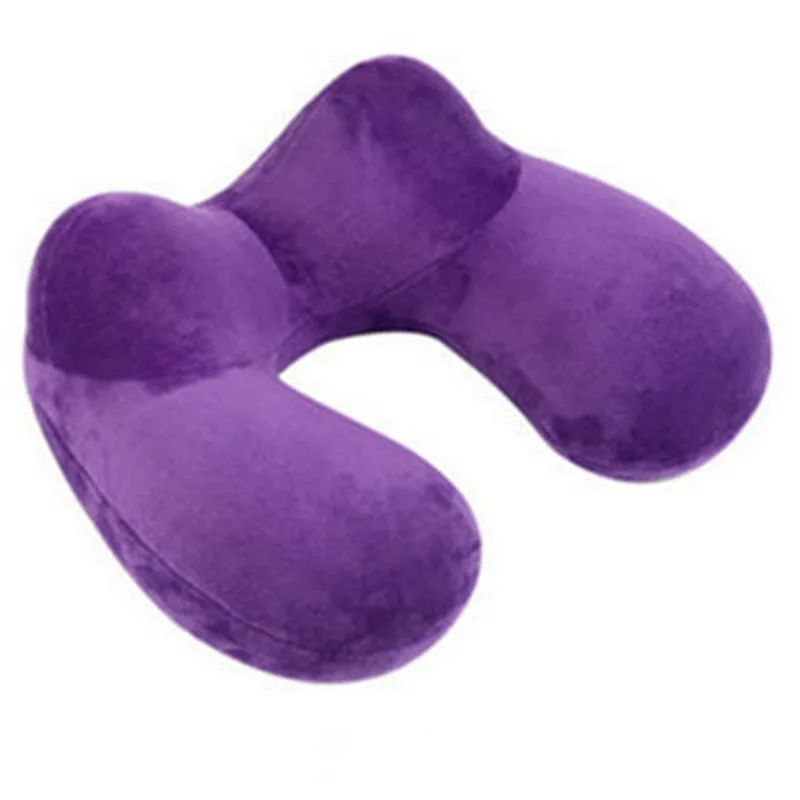Подушка из пены с эффектом памяти, 3 цвета, Ортопедическая подушка, латексная подушка для шеи, волокно, медленный отскок, мягкая подушка, массажер для здоровья шейки матки 38 - Цвет: purple 35cmx30cmx15c