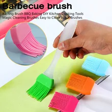 Силиконовая щетка для выпечки хлеба для барбекю DIY кухонные инструменты для приготовления пищи Волшебные чистящие щетки легко для чистящих средств кисти