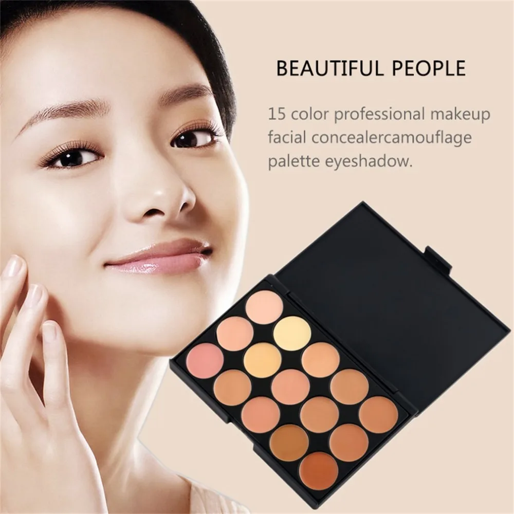 15 Colors Eye Shadow Palette Camouflage Concealer Palette women makeup
