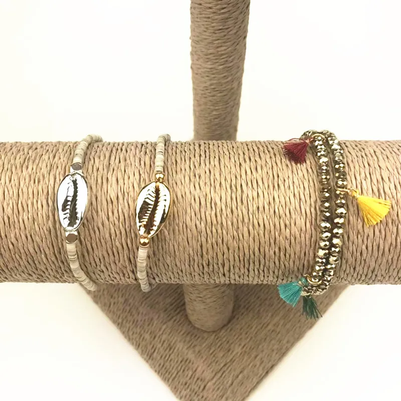 Bohemian-gold-shell-bracelet-for-women-stretch-bracelet-natural-shell-beads-lucky-jewelry-Bracelet-coquille-fashion (2)