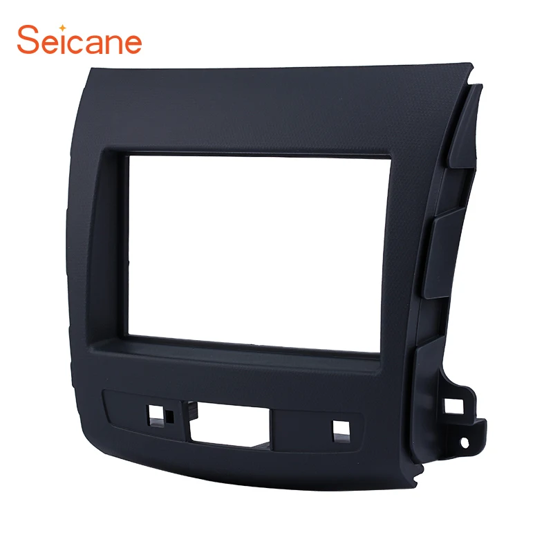 

Seicane refitting Stereo Panel kit 2 DIN Combination Car Radio Fascia Frame for 2008 2009 2010 2011 2012 Mitsubishi Outlander
