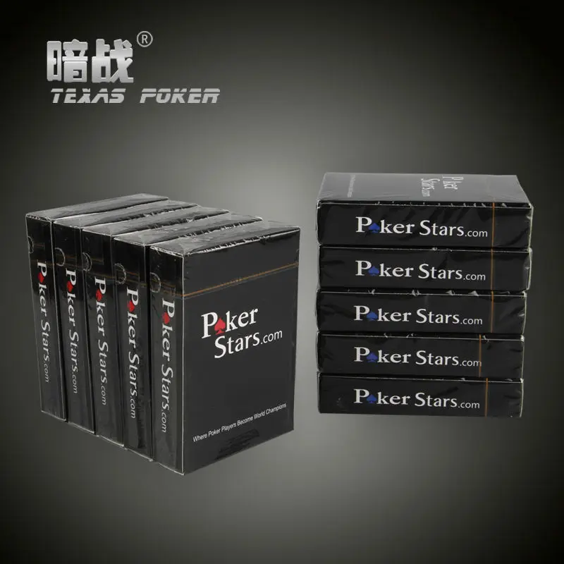 Пластиковые игральные карты Техасского покера Holdem водонепроницаемые и тусклые