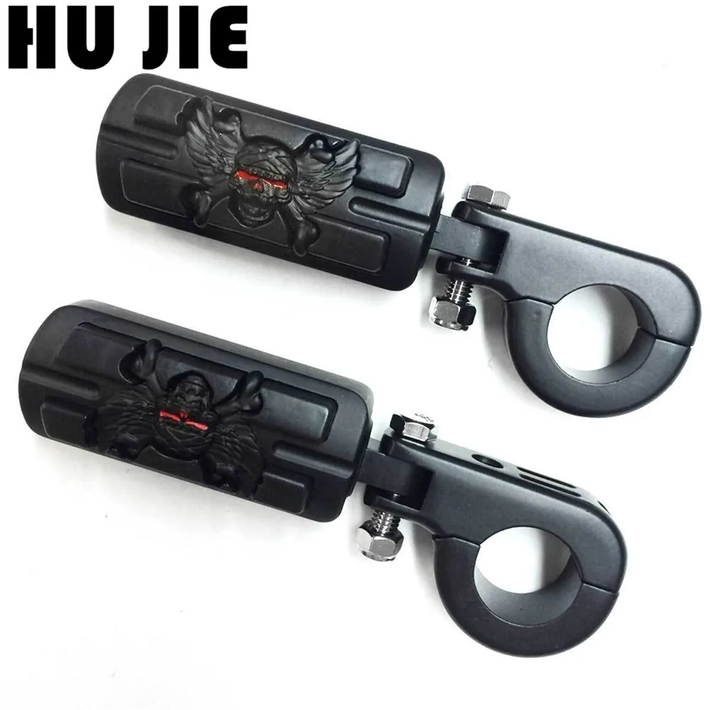 Мотоцикл 1 1/" Highway Skull Foot Peg подножка p-зажимы для KAWASAKI VULCAN VN400 VN800 VN900 VN1500 VN2000