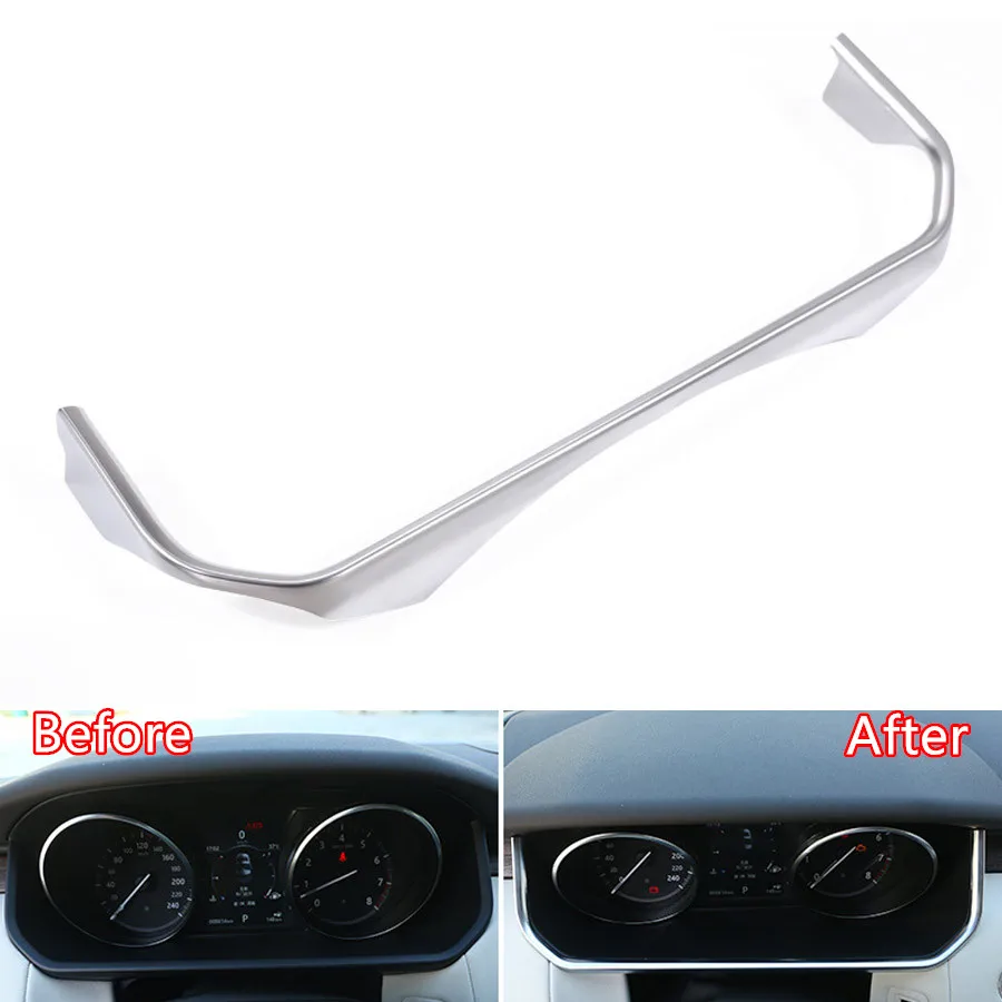 

YAQUICKA Car Interior Front Console Dashboard Instrument Trim Strip Bezel For Land Rover Discovery 5 Car-styling Covers