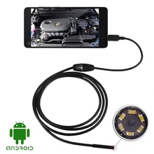 USB Digital Android OTG Microscope Magnifier Endoscope Borescope 7mm 6 LED IP66 Waterproof Video Inspection Camera