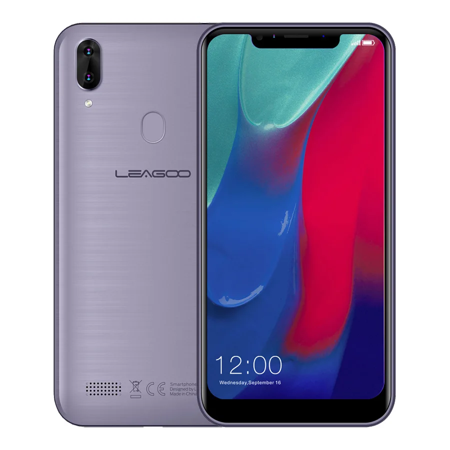 LEAGOO M11 смартфон 6,1" 4000 мАч 2 Гб оперативная память 16 Встроенная Android 8,1 MT6739 4 ядра сзади отпечатков пальцев быстрый заряд г мобильного телефона