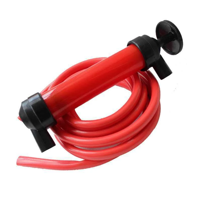 Portable Manual Oil Pump Hand Siphon Tube Car Hose Liquid Gas Transfer Sucker Suction Inflatable Pump Grease Gun Tools (2)