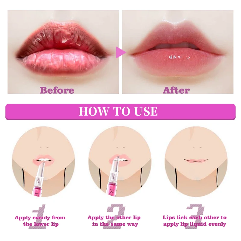 Hot Cherry Lip Care Serum Lip Plumper Repairing Reduce Lips Mask Fine Lines Increase Moisturizing Lips Elasticity Beauty TSLM1