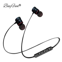 СПЦ In-Ear Bluetooth наушники Беспроводной наушники Спорт Музыка гарнитура для Apple IPhone Samsung Xiaomi Android Магнитная головной телефон