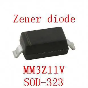 0805 smd zener Dióda sod-323 MM3Z11V 100pcs