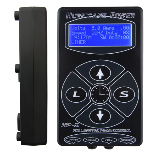 El huracán tatuaje fuente de alimentación actualización de la máquina de tatuaje HP-2 inteligente LCD Digital maquillaje de alimentación Dual tatuaje conjunto - 2