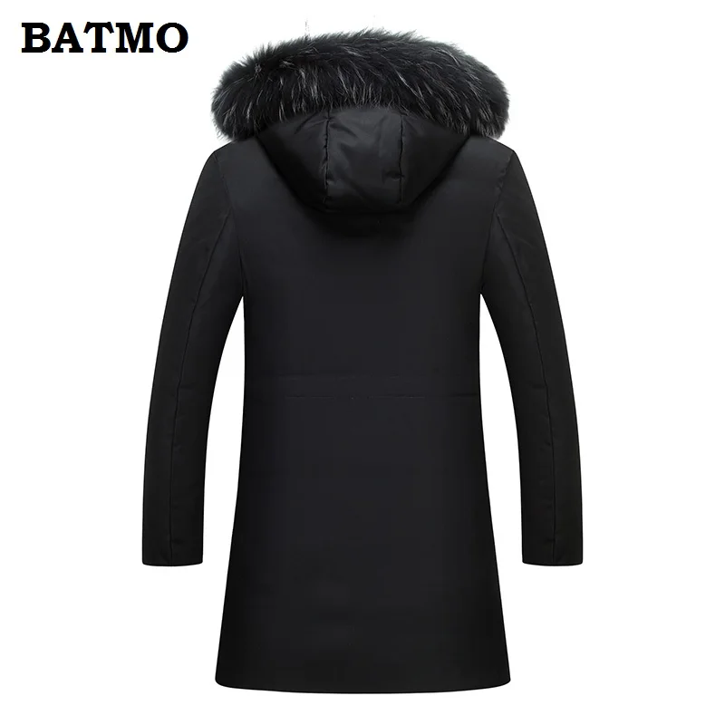 BATMO Новое поступление зимние высококачественные теплые куртки с капюшоном на белом утином пуху мужские зимние парки мужские 7809