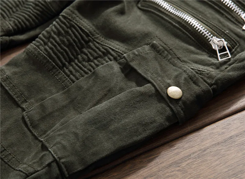 BIEPA-Men-s-Military-Green-Slim-Stretch-Biker-Jeans-Zippers-Pockets-Patchwork-Pleated-Denim-Pencil-Pants (3)