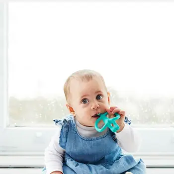 

Soft Silicone Cartoon Monkey Toddler Molar Teeth Pain Relief Tool Kids Teether Educational Toy Baby Shower Gift