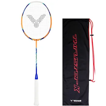 

Original Victor Tk-15l Thruster K 15 Light 5u/6u Badminton Racket Super Light Badminton Racquet Carbon With Free Grip Strung