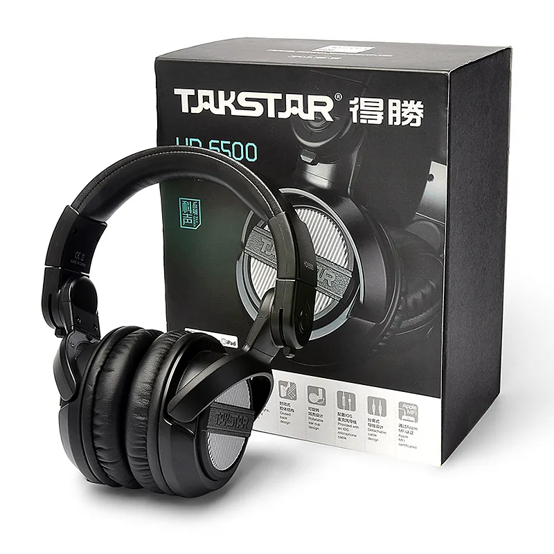 Takstar HD 6500 динамические стерео наушники чистый и чистый звук Профессиональный для прослушивания музыки и записи мониторинга