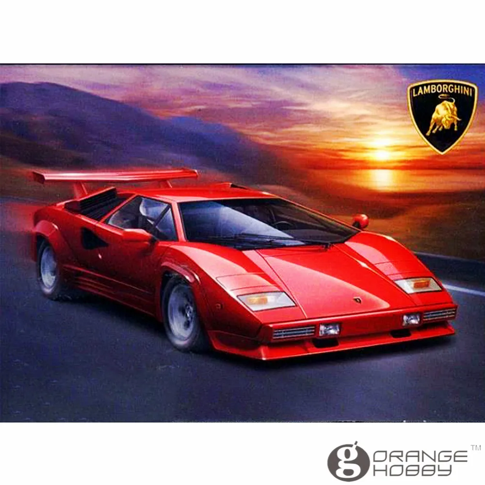 OHS aoshiма 01155 1/24 Countach 5000 масштаб сборки автомобильных моделей строительные