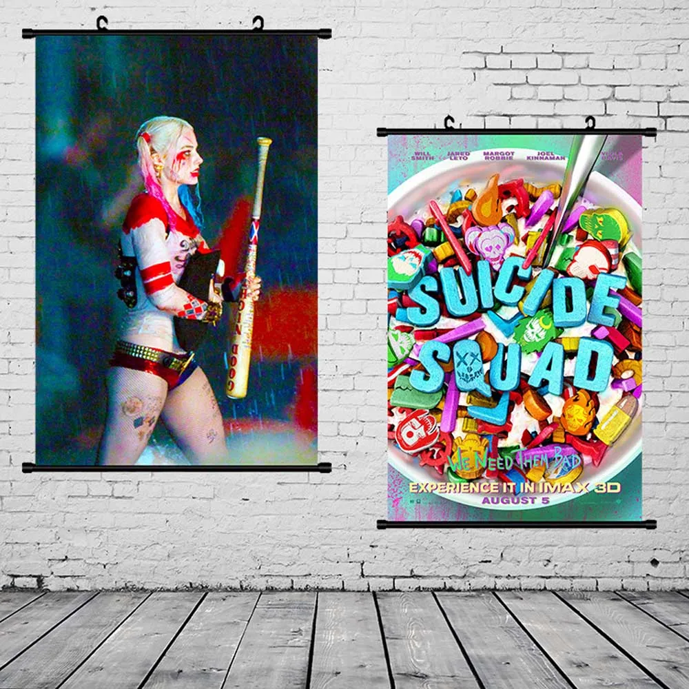 

Task Force X Posters And Prints Wall Art Canvas Painting Wall Pictures Art Scroll Painting Suicide Squad