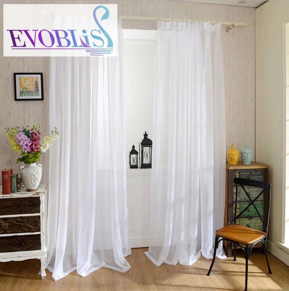 

Morden tulle curtains for living room voile curtain for bed room white curtain sheers rideaux pour le salon voile curtains
