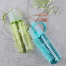 Aerosol Botella de Los Deportes Nuevo. B con Escala de 400 ML y 600 ML de la Bici de Montaña Ciclismo Botella de Agua de PC Verde descubrimiento de Equitación Deportes Tazas