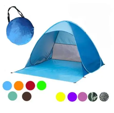 

Automatisch Set Up Camping Strand Schaduw Tent Te Openen Snel Outdoor UV50 + Bescherming Pop Up Gooien Tent Hebben Veel Kleuren