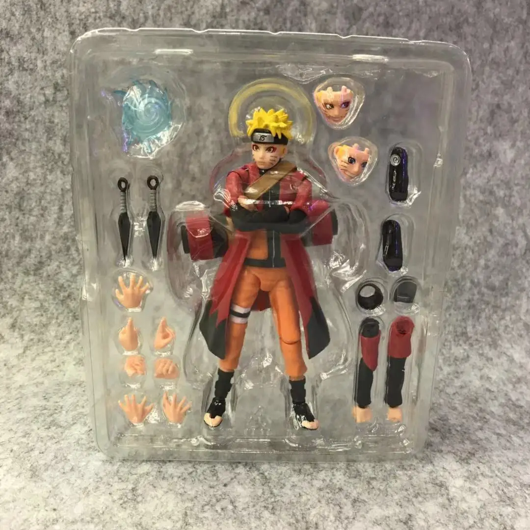 SHFiguarts Аниме Наруто Uzumaki immber re-модель 14 см фигурка игрушки