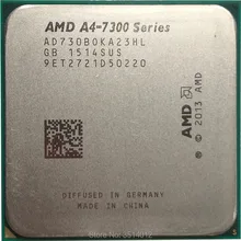 Processeur AMD A4-Series A4-7300 A4 7300 A4 7300K A4 7300B 3.8 GHz, double cœur, prise FM2