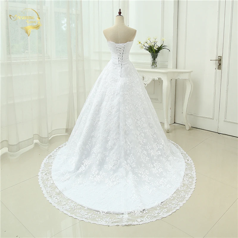 Vestido De Noiva дизайн открытая спина Casamento линия со шлейфом Robe De Mariage Кружева Свадебные платья OW 3042