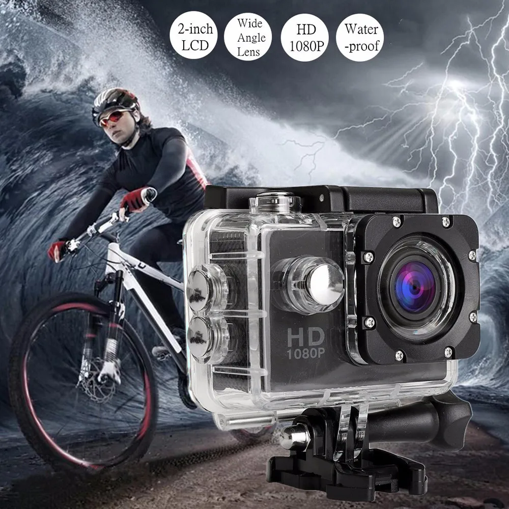 

Waterproof Full HD 1080P Sports Action Camera DVR Cam DV Video Camcorder Sports Camera skiing swimming riding