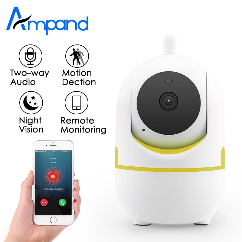 Ampand 720 P HD Беспроводной безопасности IP Камера Ночное Видение Поддержка карты