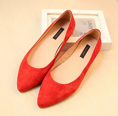 shearling flats