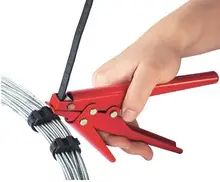 Ferramenta automática da arma do corte da tensão dos laços resistentes do fecho de correr do cabo de 2.4-9mm