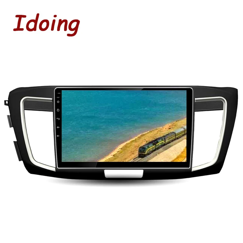 Cheap Idoing 10.2"4G+64G Octa Core Car Android 8.0 Radio Multimedia Player For Honda Accord (9 generations) GPS Navigation and Glonass 4