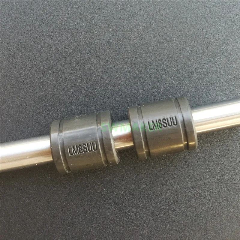 1 шт. серый полимер LM8SUU линейные подшипники втулка 8*15*17 мм Высота 17 мм для Flashforge Prusa i3 3d принтер