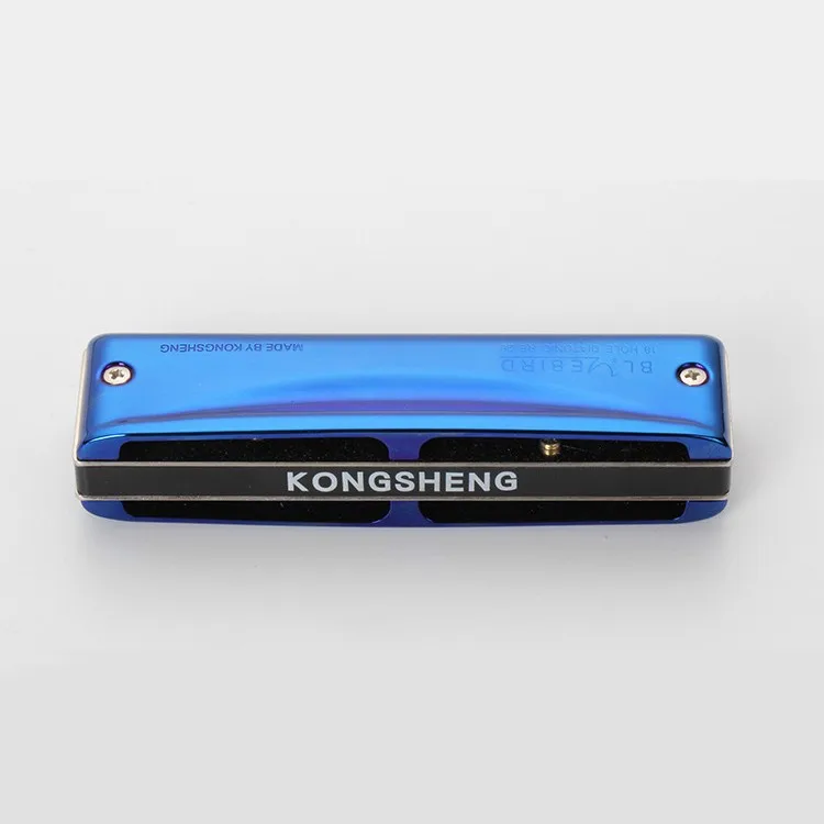 KONGSHENG 10 отверстий Губная гармошка голубой Профессиональный Ветер Музыкальные инструменты рот органный подарок для детей C/A/G/D/F/Bb/E